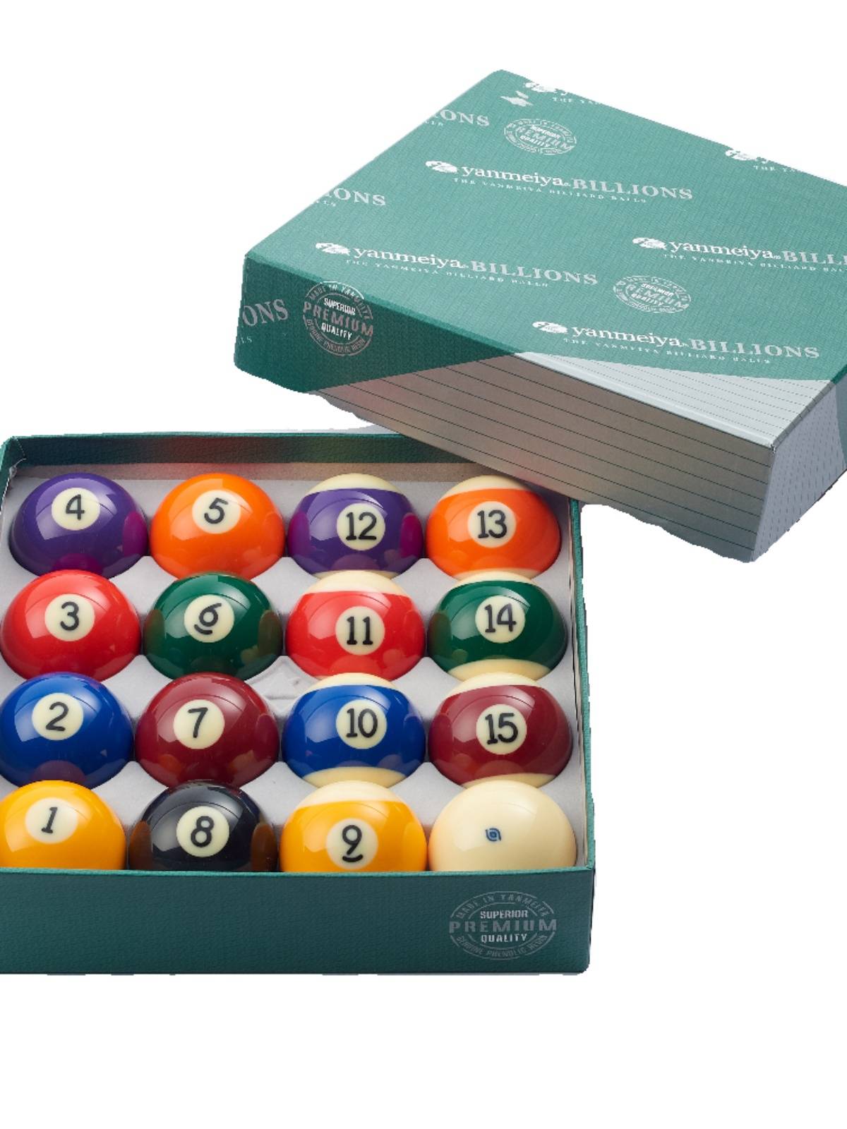 Billiards billiards American Black Eight Sixteen Color TV Standard 5.72 Crystal Ball Xinkang Shijia Eyes and Elegant