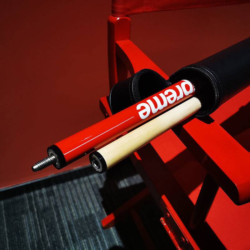 Red table club set Small desktop club table benon public pole Snooker club public pole Chinese black 8 eight club