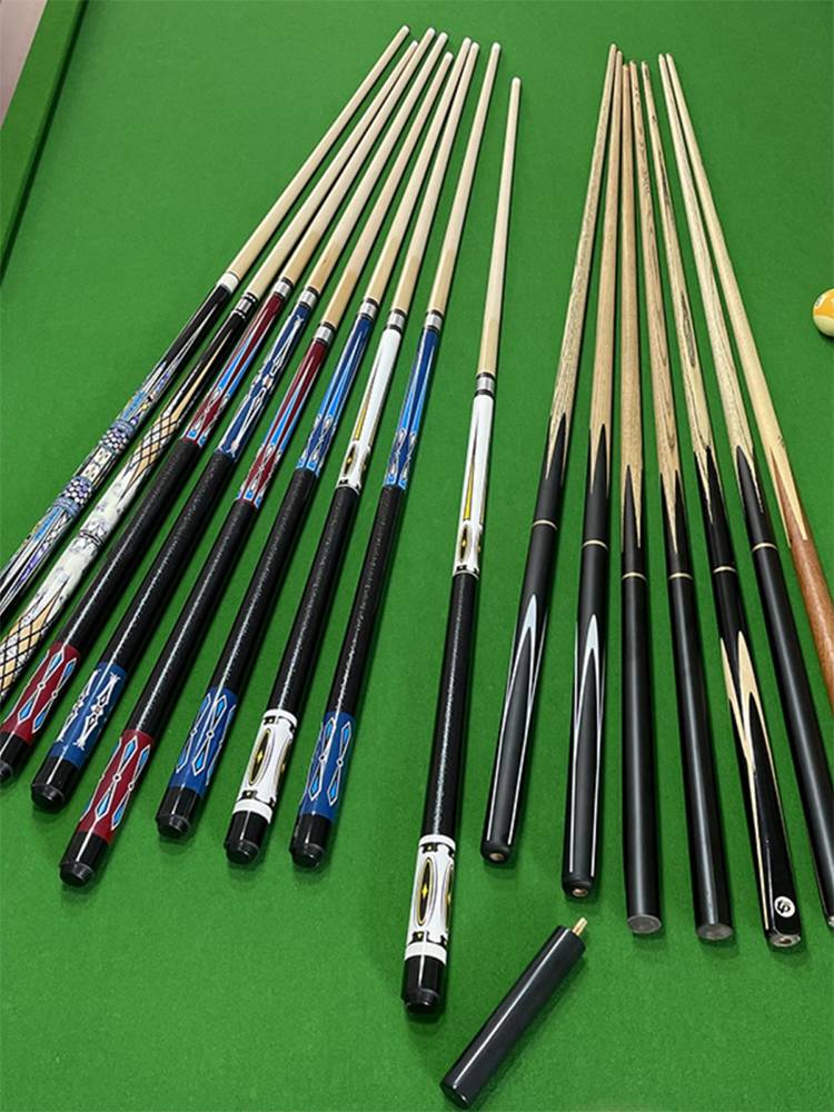 Chinese -style table club ball room dedicated public pole double -section small head Snooker American -style nine -ball table club rod