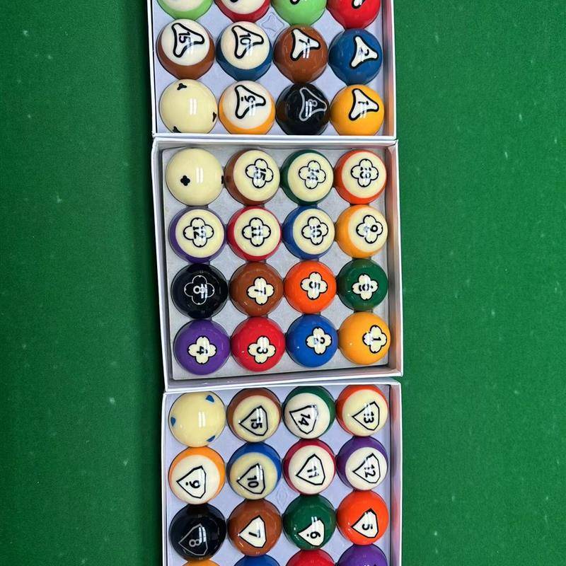 Black Eight Crystal Pill Balls American Sixteen Color Table Club Snooker Ball Standard Large Billiards Products