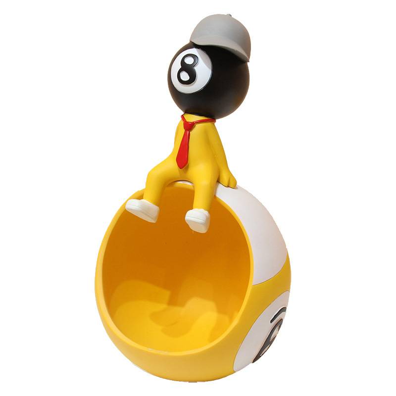 Billiards table doll decorative table tennis club Black Eighth Commercial Billiard Hall Large Swing Living Room opening gift