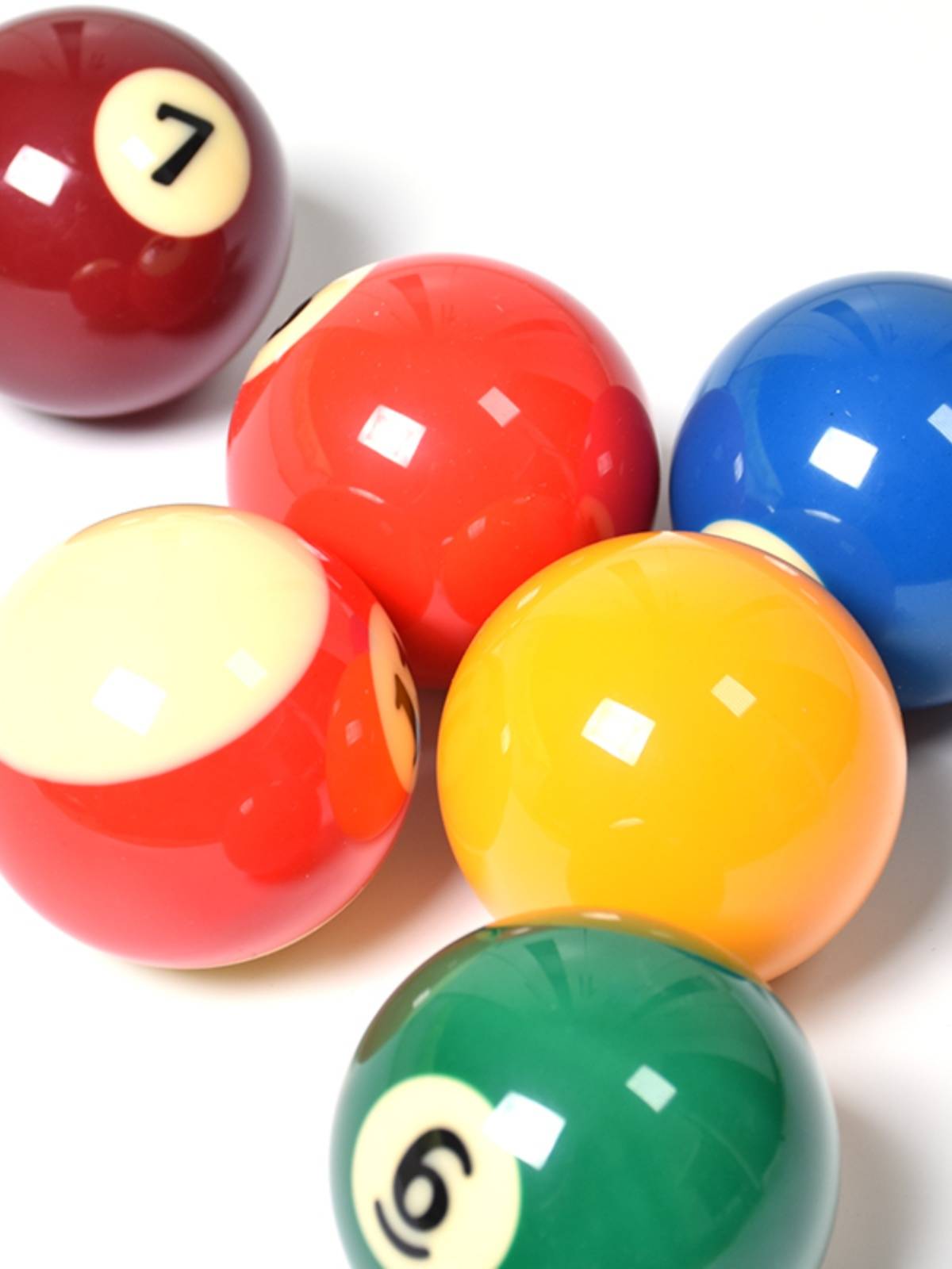 Billiards loose ball complement the ball single scattered female ball black eight balls crystal bulk bulk 57.2mm white ball