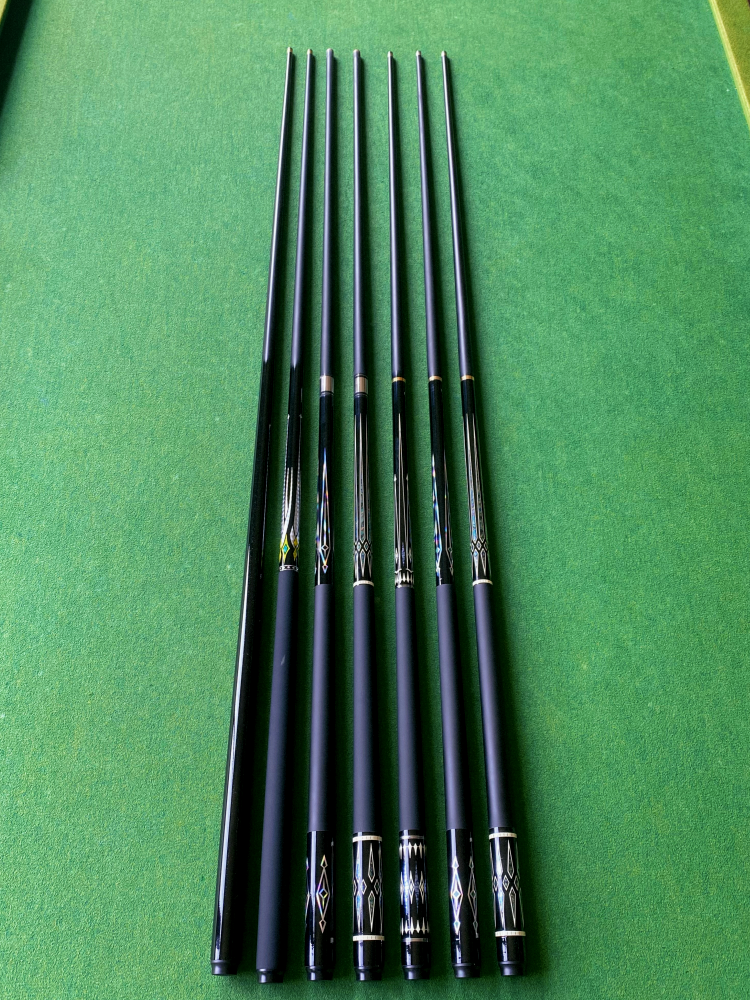 Black technology carbon fiber table club small header Snooker table club split Chinese -style eight ball nine balls passing public pole