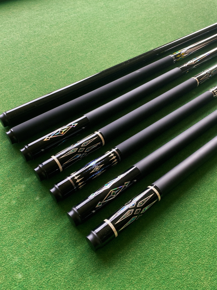 Black technology carbon fiber table club small header Snooker table club split Chinese -style eight ball nine balls passing public pole
