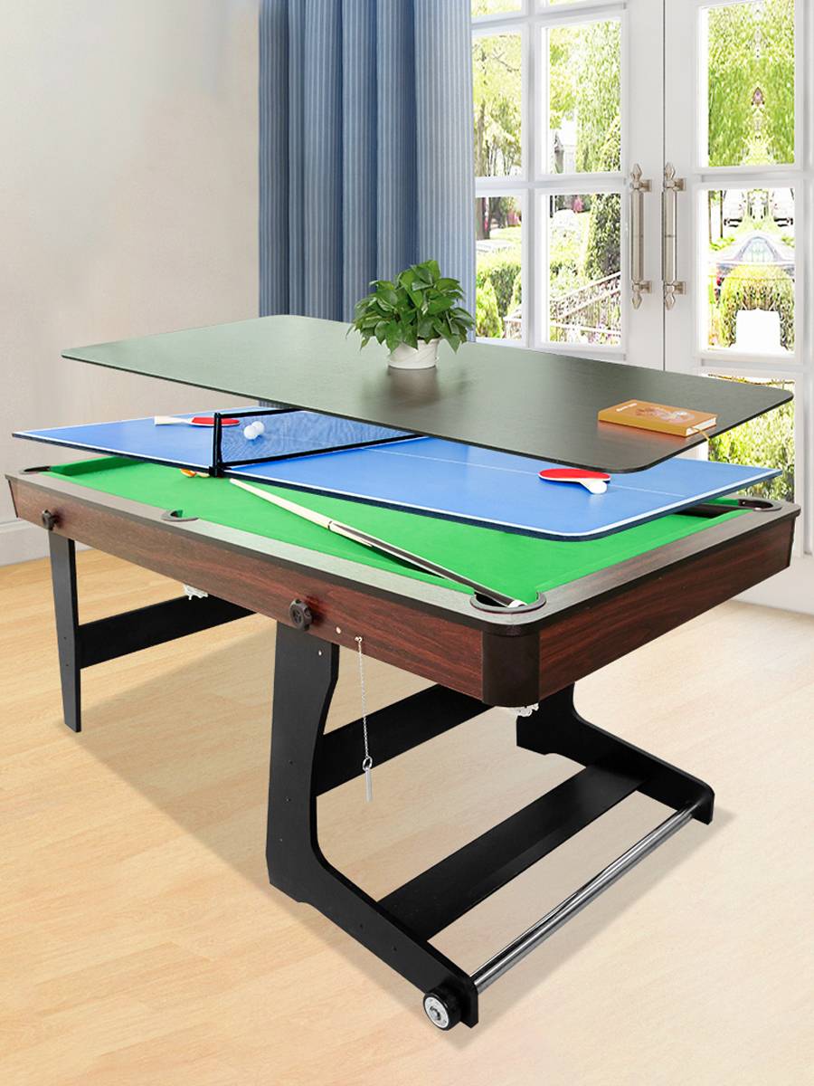 Billiards desk family children's indoor fold multi -function American small adult Snooker large billiard table family