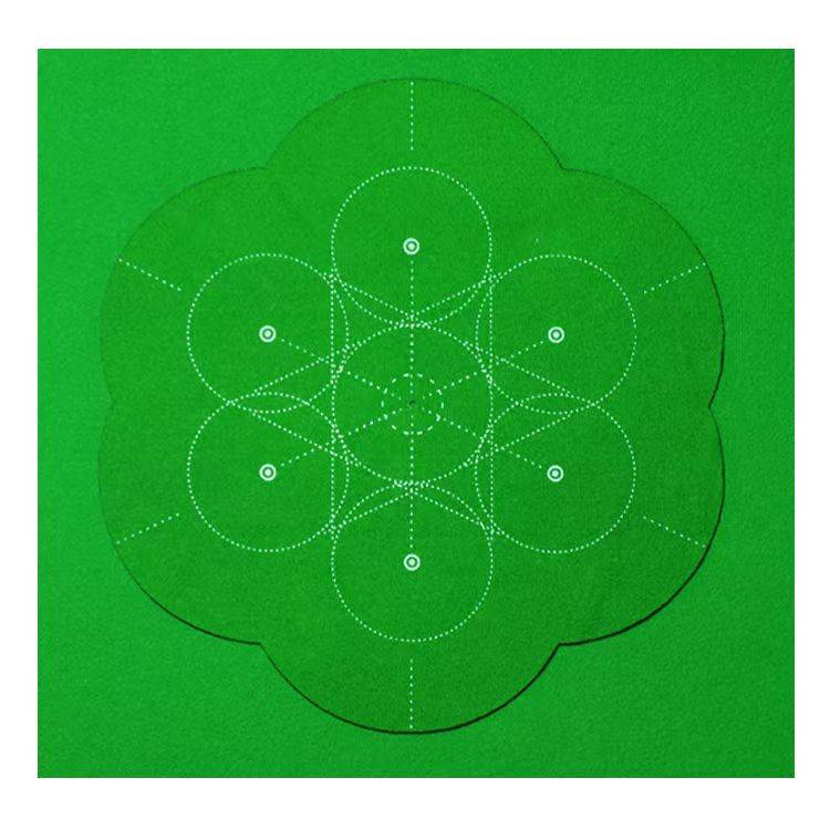 Billiards Auxilial Training Chinese -Style Bayi Nine Snoss Tabletop Patch Aiming Ingredients