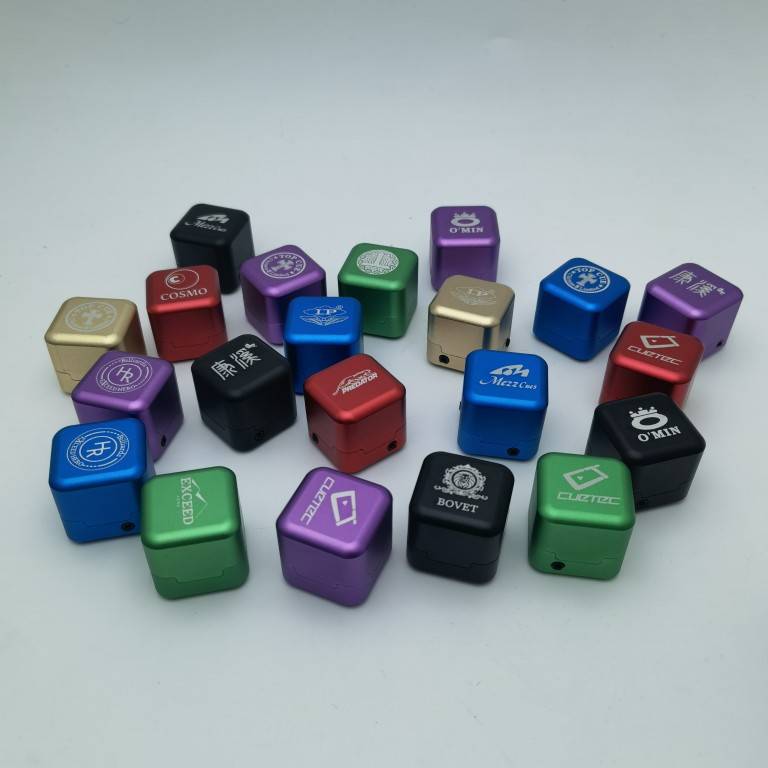 Burwei's aluminum aluminum chocolate clamp magnetic powder box metal Snoors billiards HR chocolate box