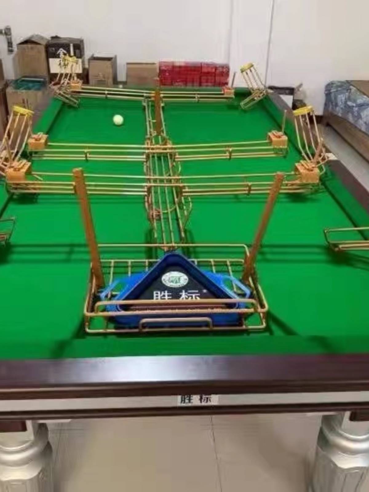 Winning Board Ball Pilling Table Set Black Silver Golden Installed Desktop Ball Desktop table House Billical Billical Bills