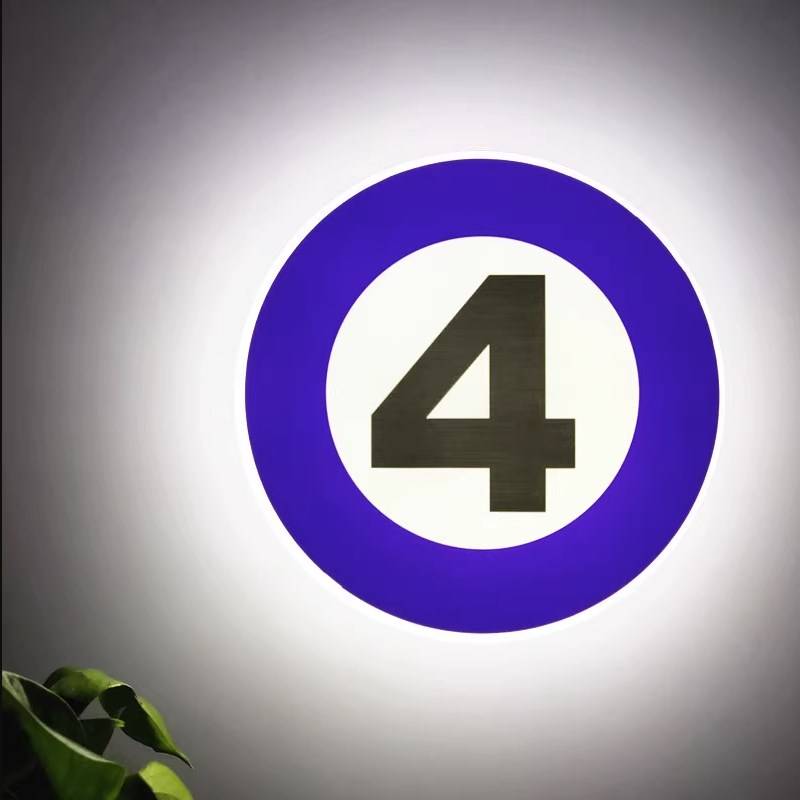 Billiards Light Number Light Digital Number Light Personal Creative Creative CD -ROM Decoration Light LED No Shadow Light Private Customization