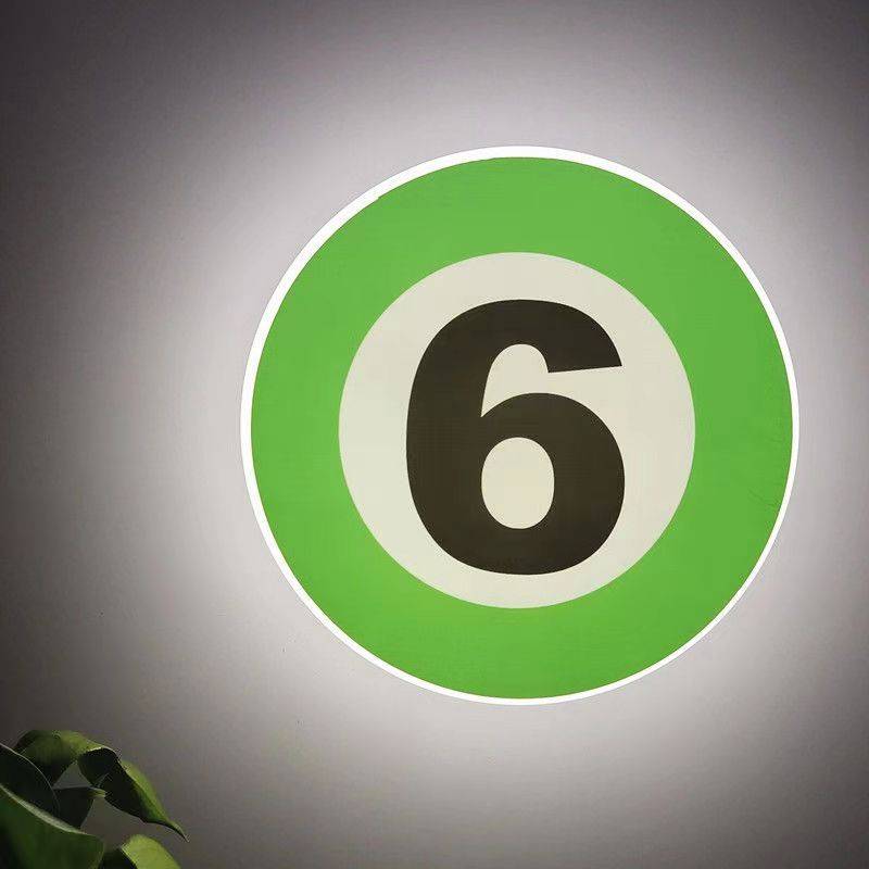 Number Light (No. 6) 210mm