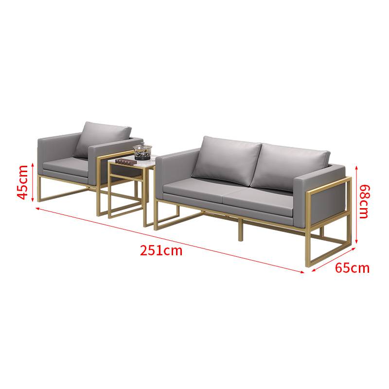 Three -person combination (golden frame gray skin)