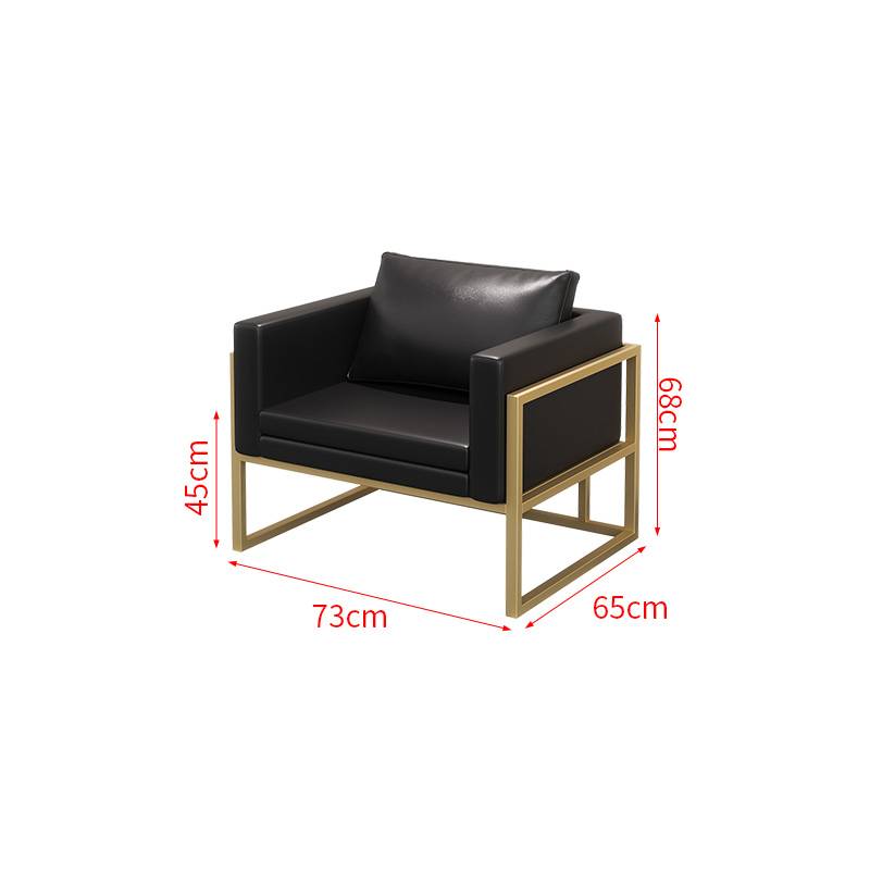 Single sofa (black)