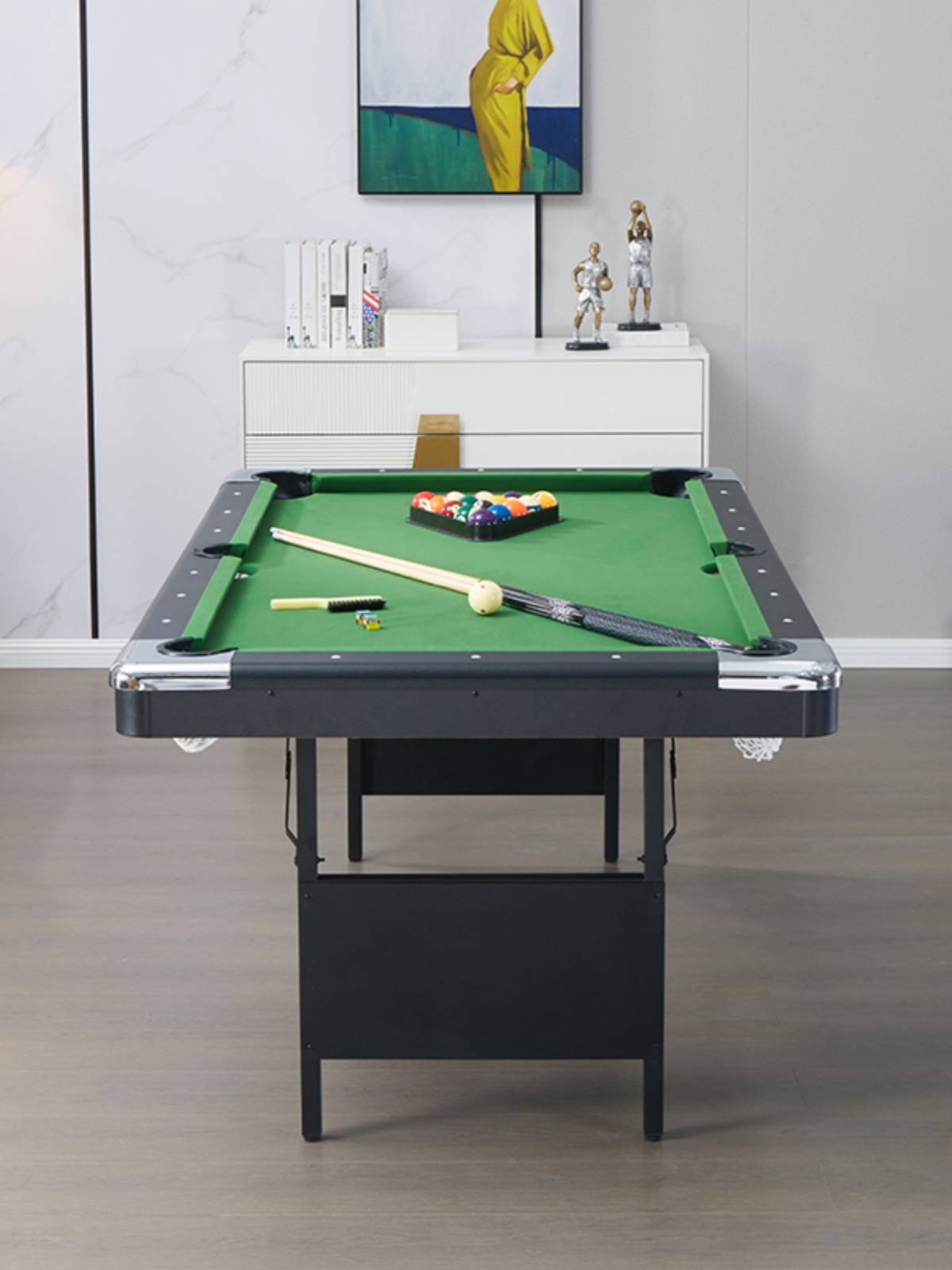 Folding multifunctional three -in -one one ball table Black Bado indoor entertainment children's desktop table table table table tennis table
