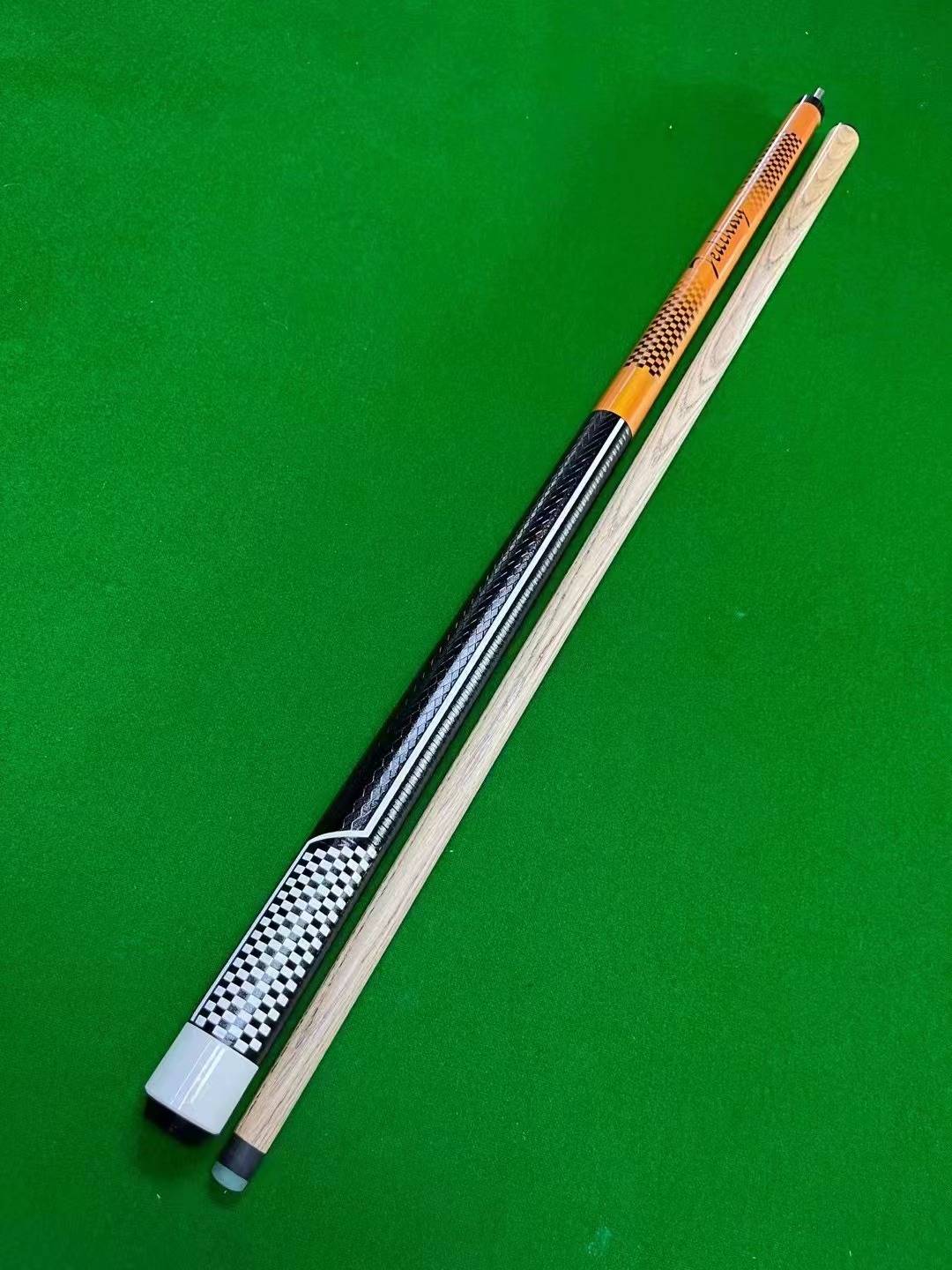 Billiards kicking the ball 1/2 white wax wood kick -up roller American black eight -fried club big head split ball