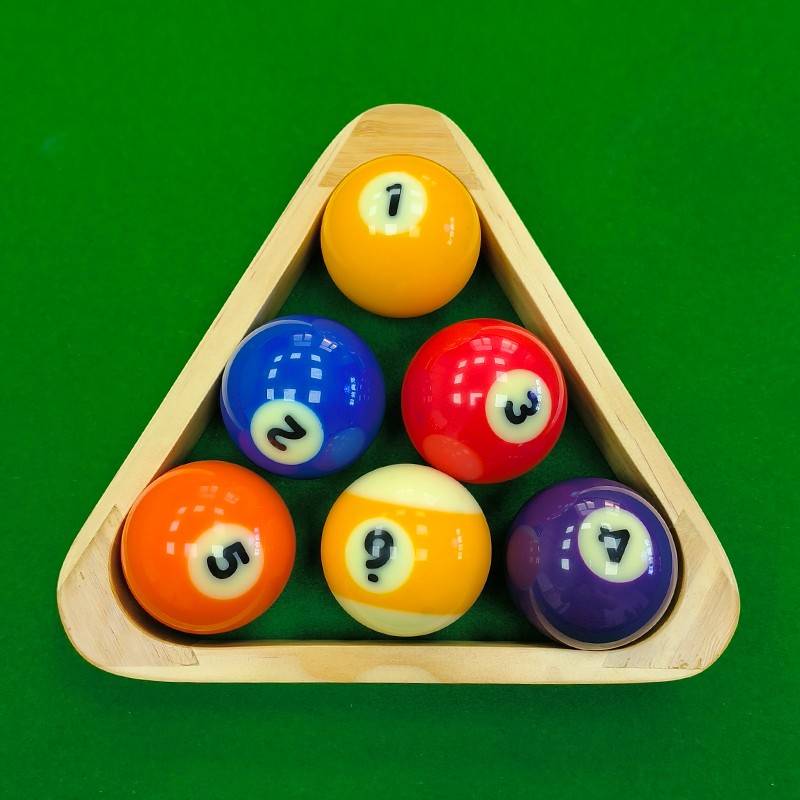 Solid wooden ball triangle