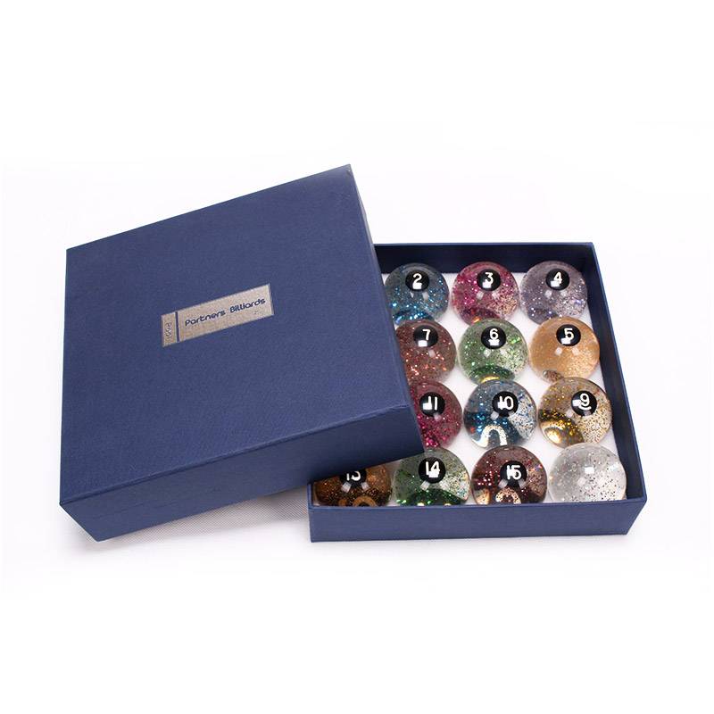 Black Eight Balls American Large Standard Sixteen Color Crystal Ball Snames Snooker Nine Ball Black 8 White Mother Ball