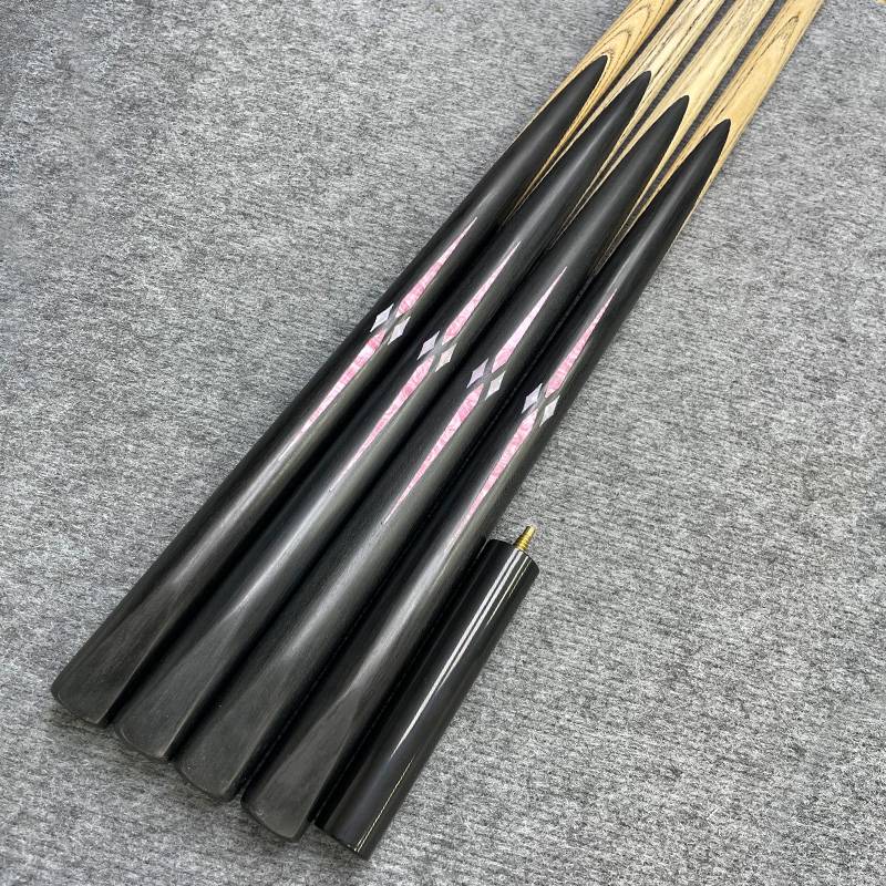 Bingchen 10mm small head integrated rod Chinese black eight -eight inlaid setting rod table club new hand training hand poles