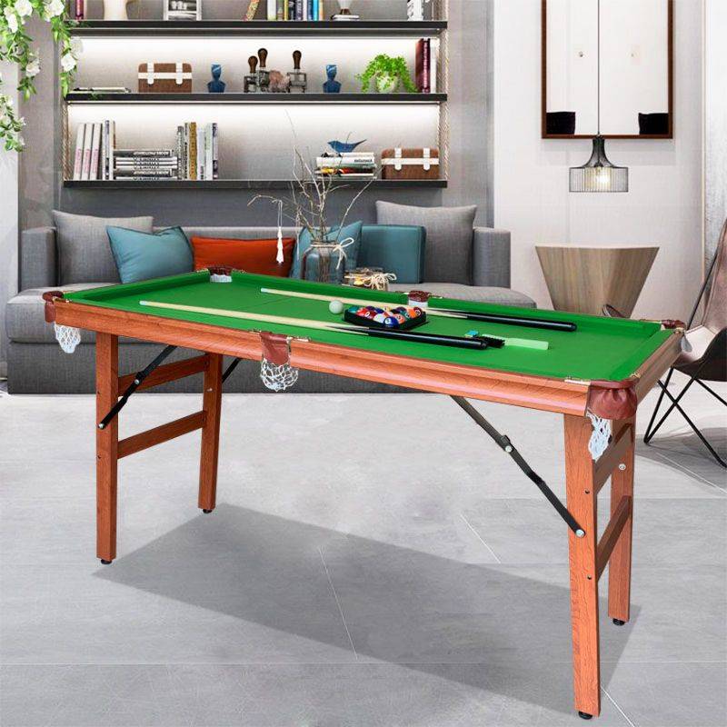 Folding table ball table black eight American home billiard table children's table ball adult practice ball table tennis table dual -use billiards