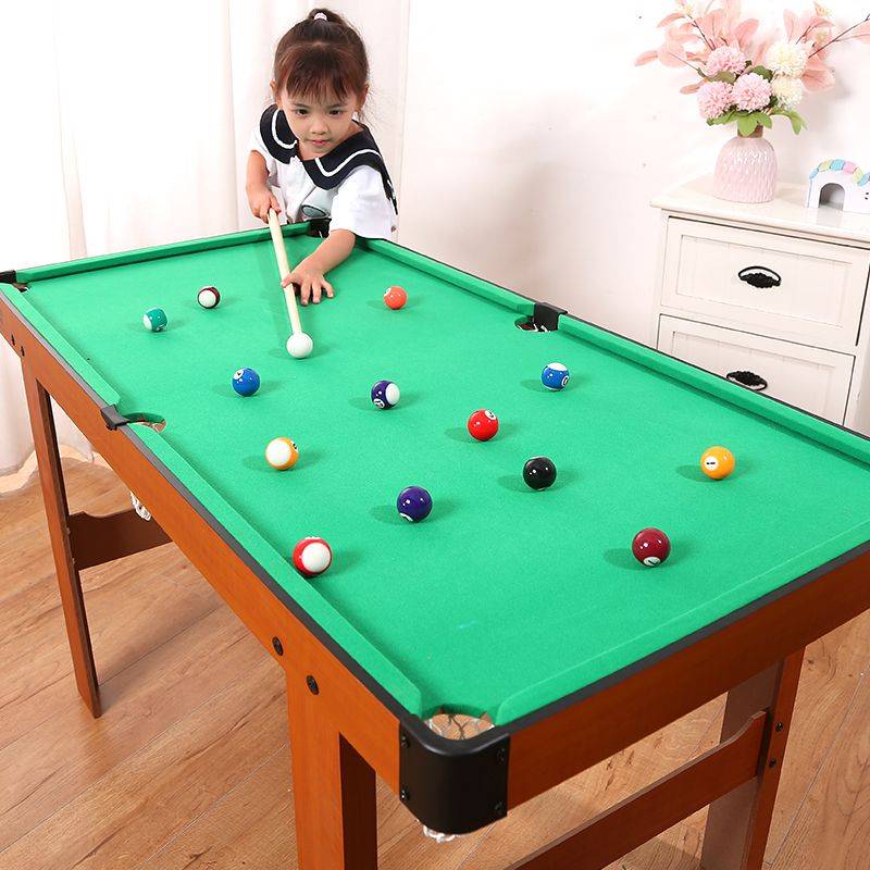 Children's billiards 6 Boy Boy Large Pilling Table Full Folding Home Board Toy Toy Small Room 8 years old