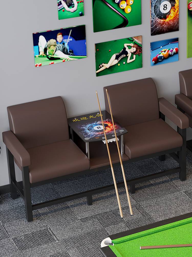 Billiards Sofa Observation Chair High -end Billiard Room Special Sofa Ball Chair Watch Card Blocks Leisure Chair Resting Chair