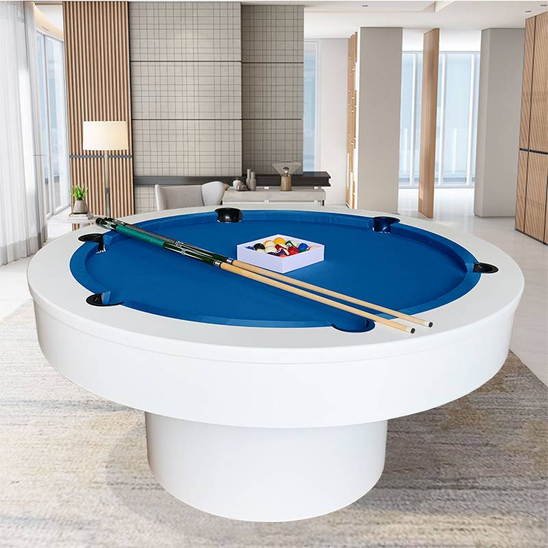 Round table ball table Standard household American indoor commercial villa club two -in -one multi -function billiard table