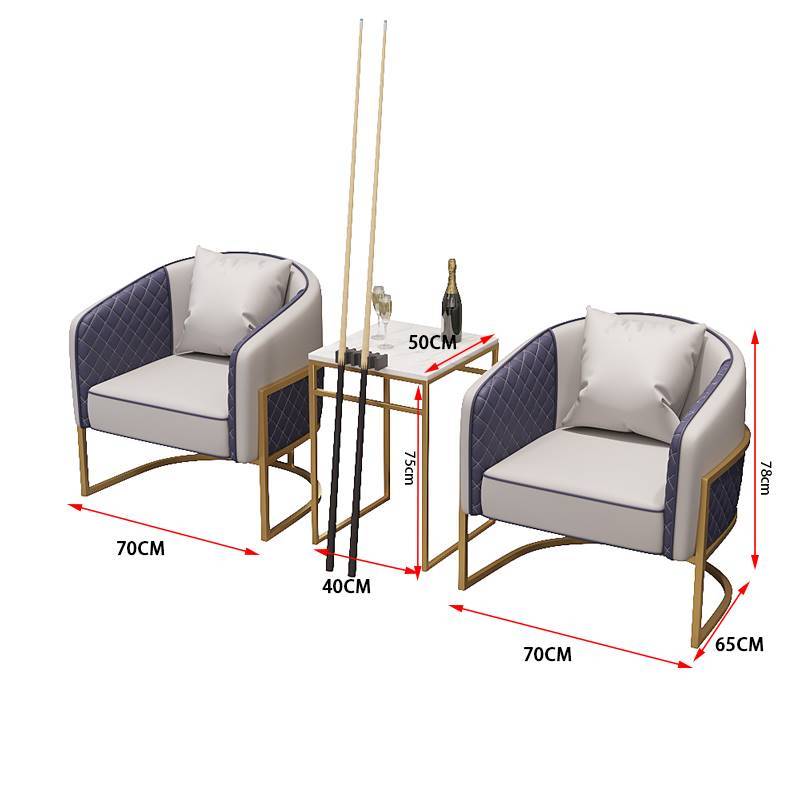 One table 2 chair rice white