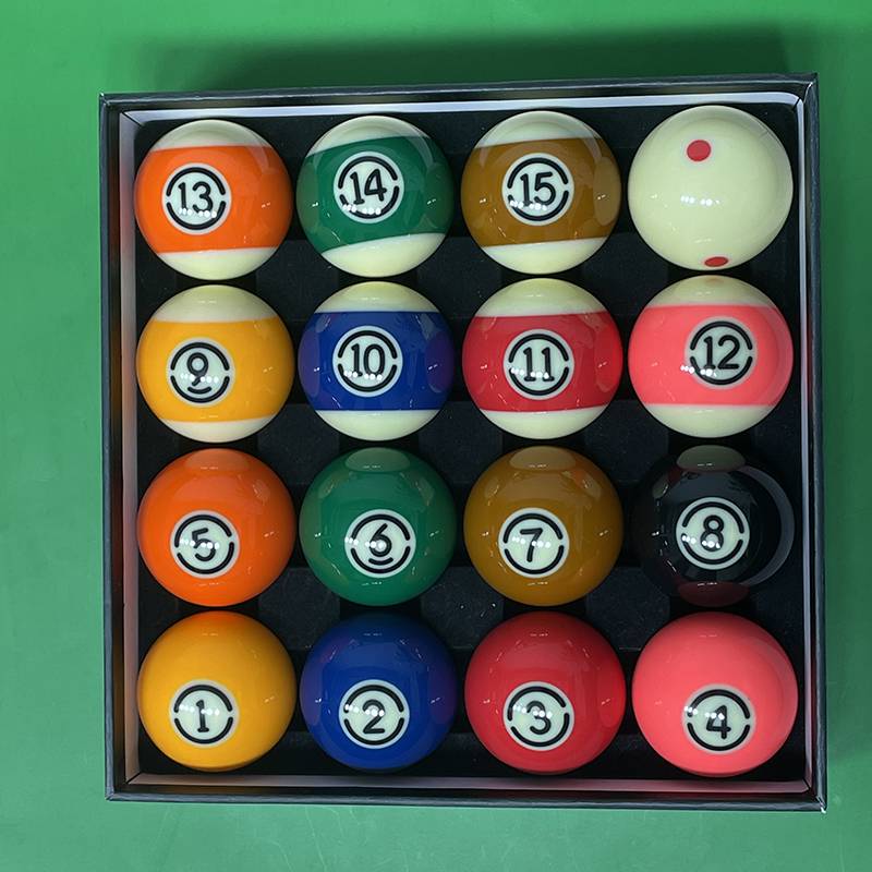 Xinkang Black 8 Belips Big Crystal Ball Standard 16 Color Press Club American COHCC Accessories Eight Balls