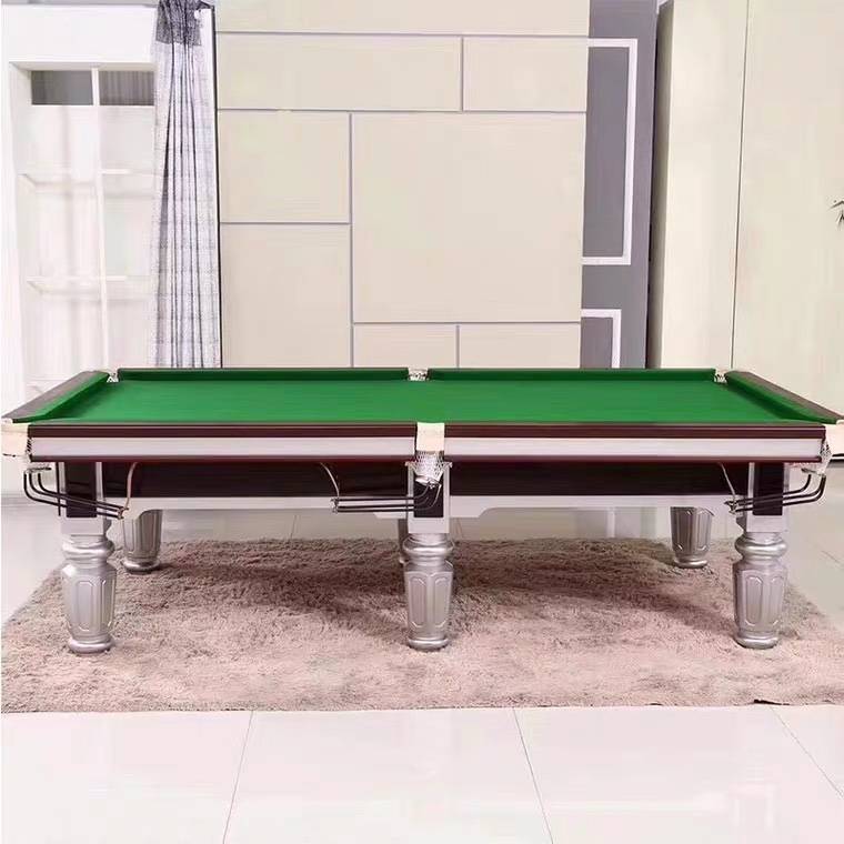 Steel warehouse ball table Standard high -end high -end blue -slab billiard hall Chinese -style black eight ball table Joe models installation