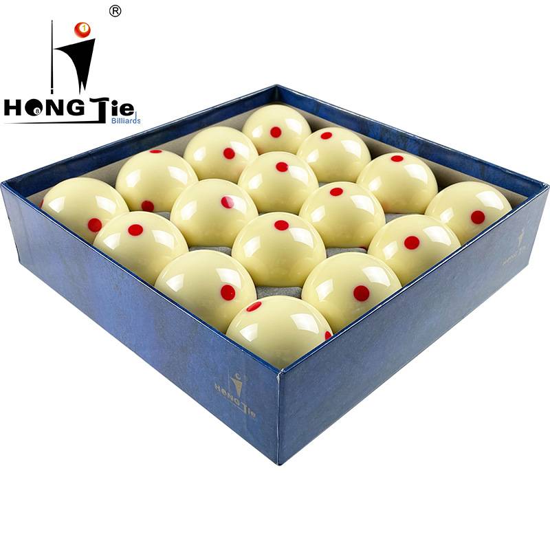 Hongjie Teste 8A Grade High Elytic Black Eight Chinese -style high -quality high -quality large -quality large 57.2mm6 red dot mother ball billiards