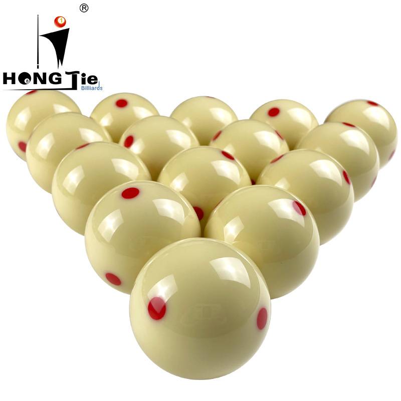 Hongjie Teste 8A Grade High Elytic Black Eight Chinese -style high -quality high -quality large -quality large 57.2mm6 red dot mother ball billiards
