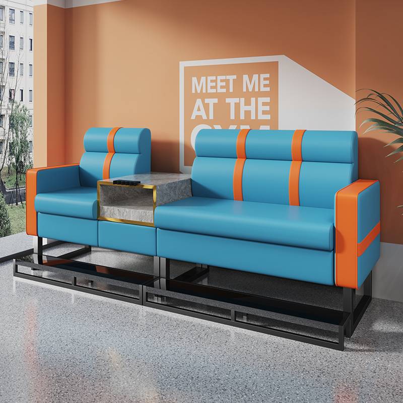 Three -person [Blue ★ Orange with vertical line color]