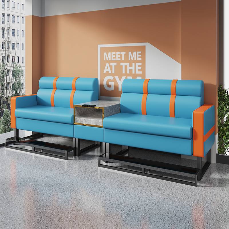 Blue four -person [Blue ★ Orange Bands vertical line color]