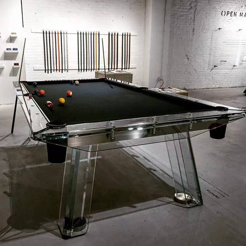 Yaolai high -end villa table ball table standard multi -functional multi -functional adult home designer Chinese black eight glass table
