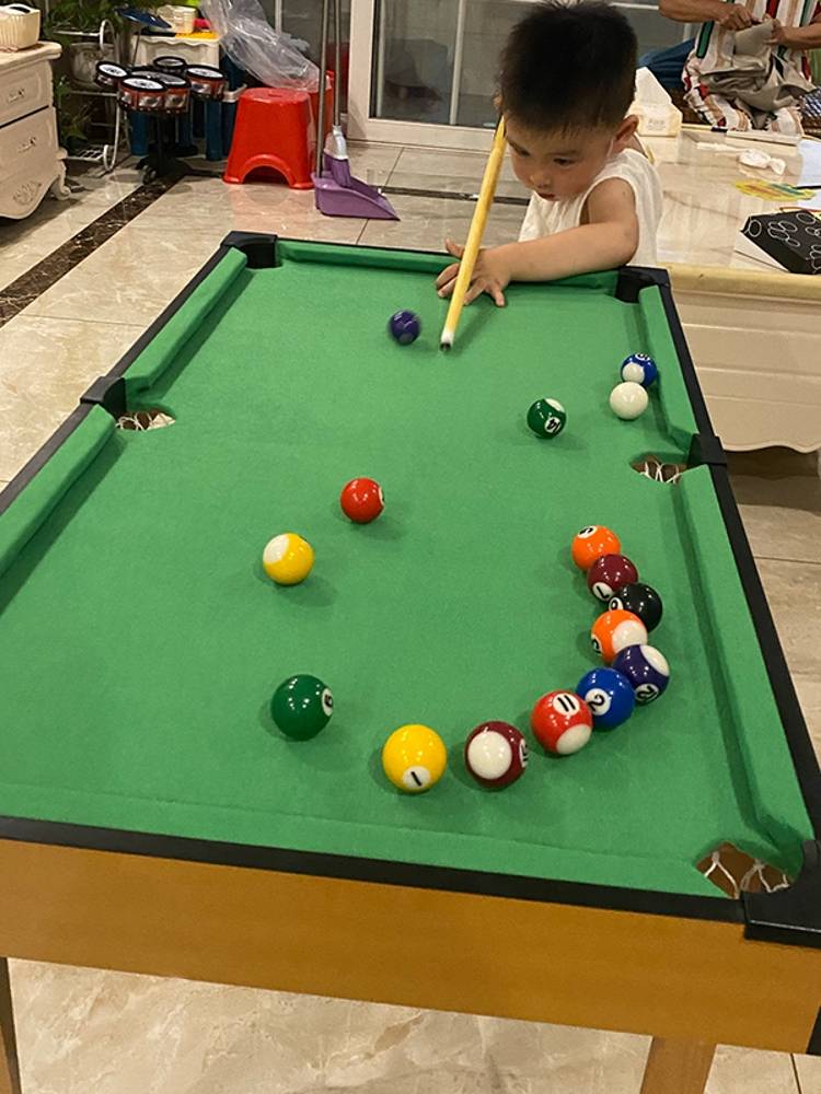 Children's billiards 6 Boy Boys Ball Table Family Mini Board Toy Desktop small indoor billiards 8 years old