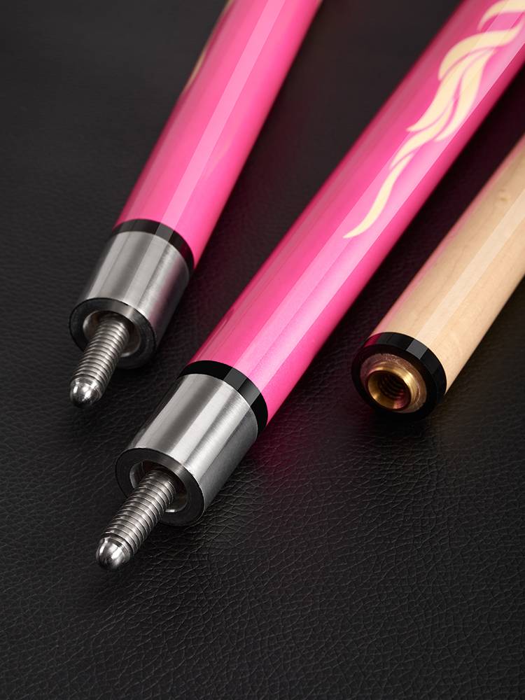 Women's table club pink middle head Chinese black eight -table club big head American nine -rumor table ball club small header