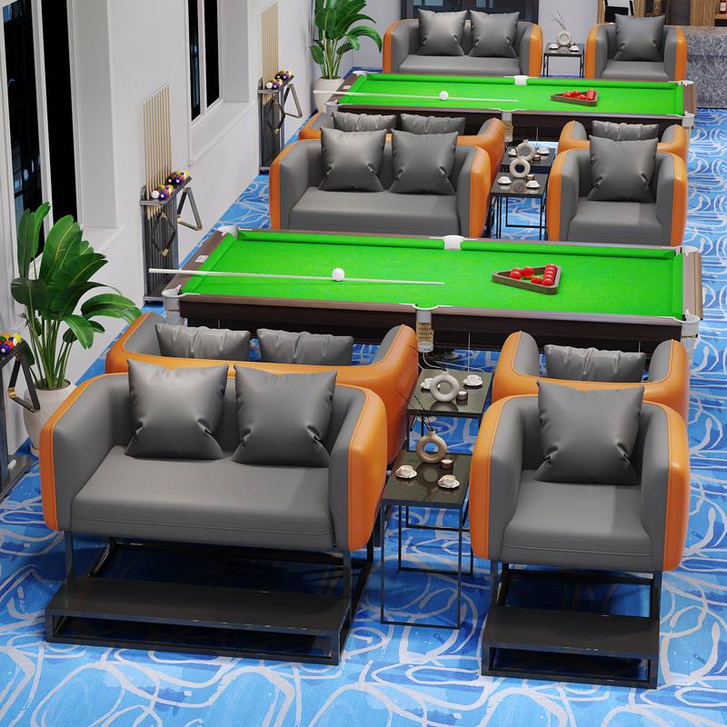 2+1+square table orange