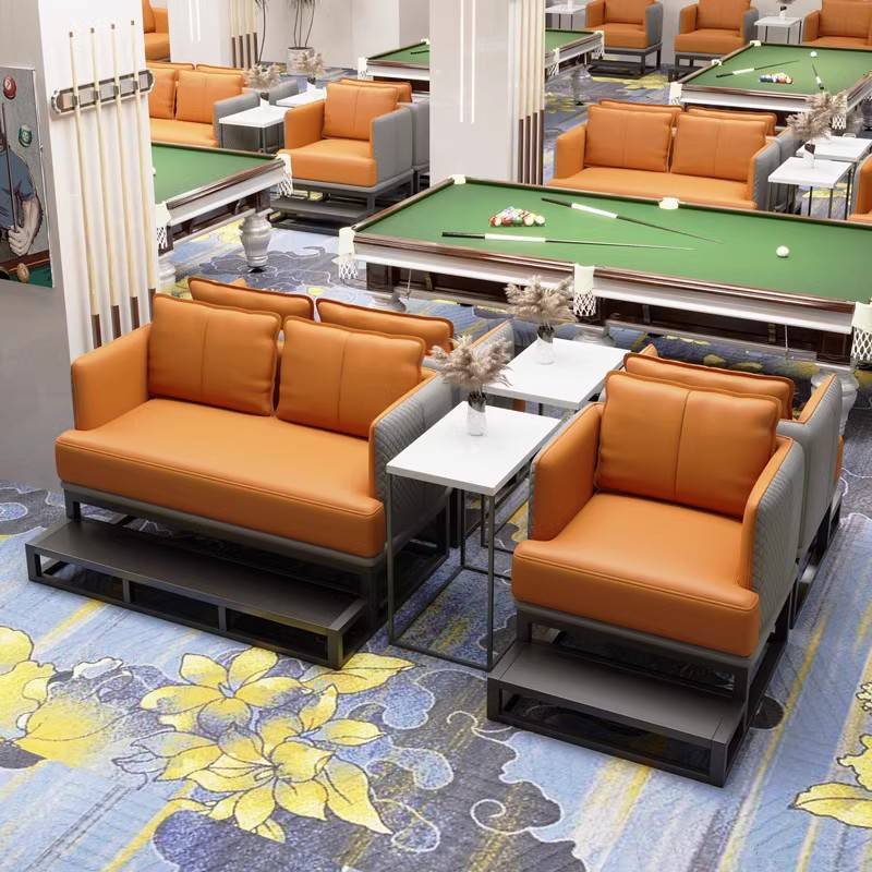 Orange 2+1+square table