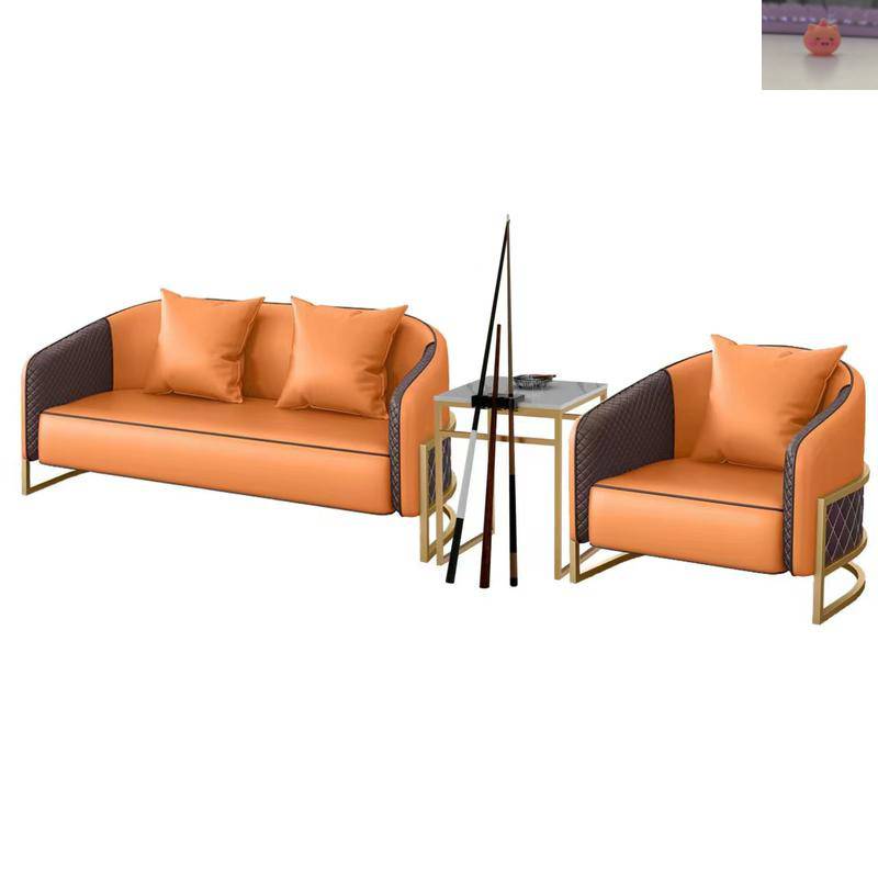 New high -end three -person orange