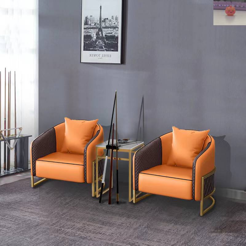 New high -end double -seat orange