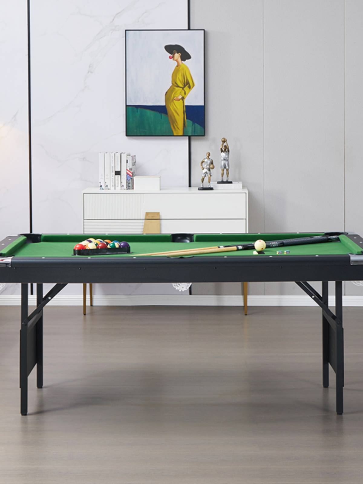 Children's Taiwan Ball table Furnishing American Black Eight Folding Table Tennis Table Three -in -one high -end large -scale multi -function table