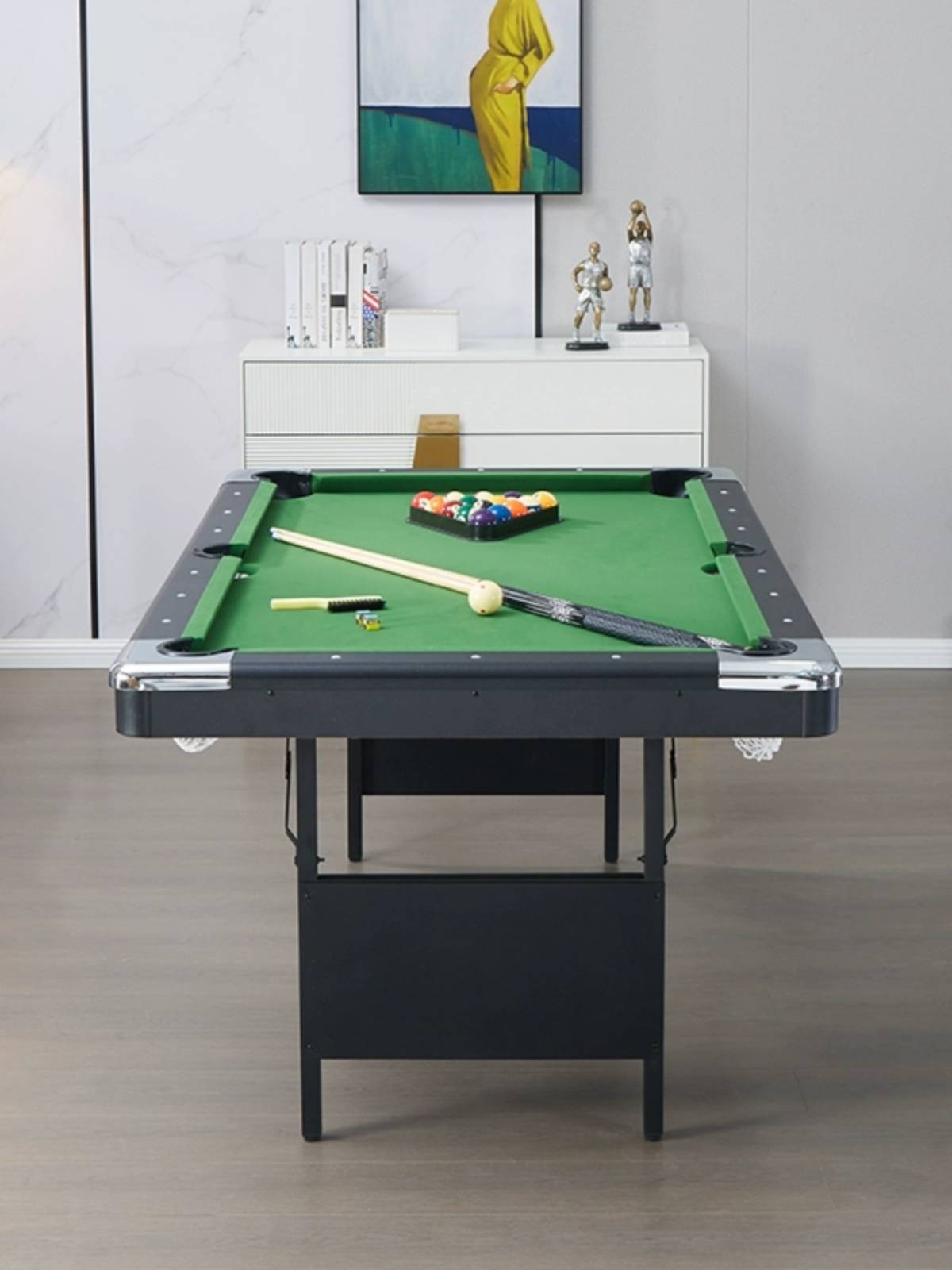 Children's Taiwan Ball table Furnishing American Black Eight Folding Table Tennis Table Three -in -one high -end large -scale multi -function table
