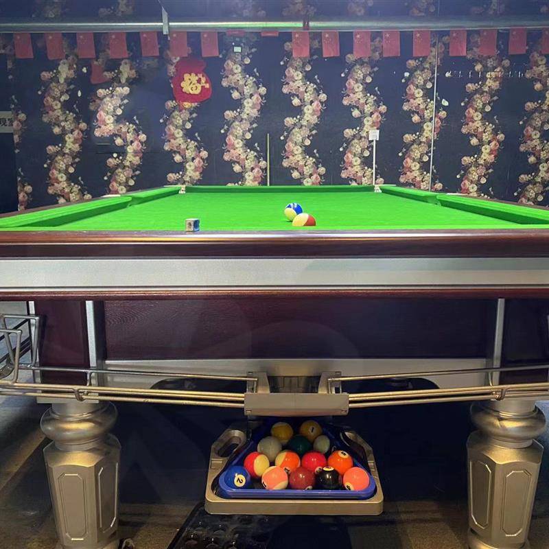 Qiao's Table Table Family Chinese Black Black Table Ball Ball Room Club Commercial Standard Steel Library -level manufacturers