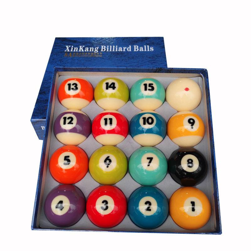 Taiwan's fantasy colorful ball fancy nine balls American black eight ball standard black 8 billiard crystal ball middle ball