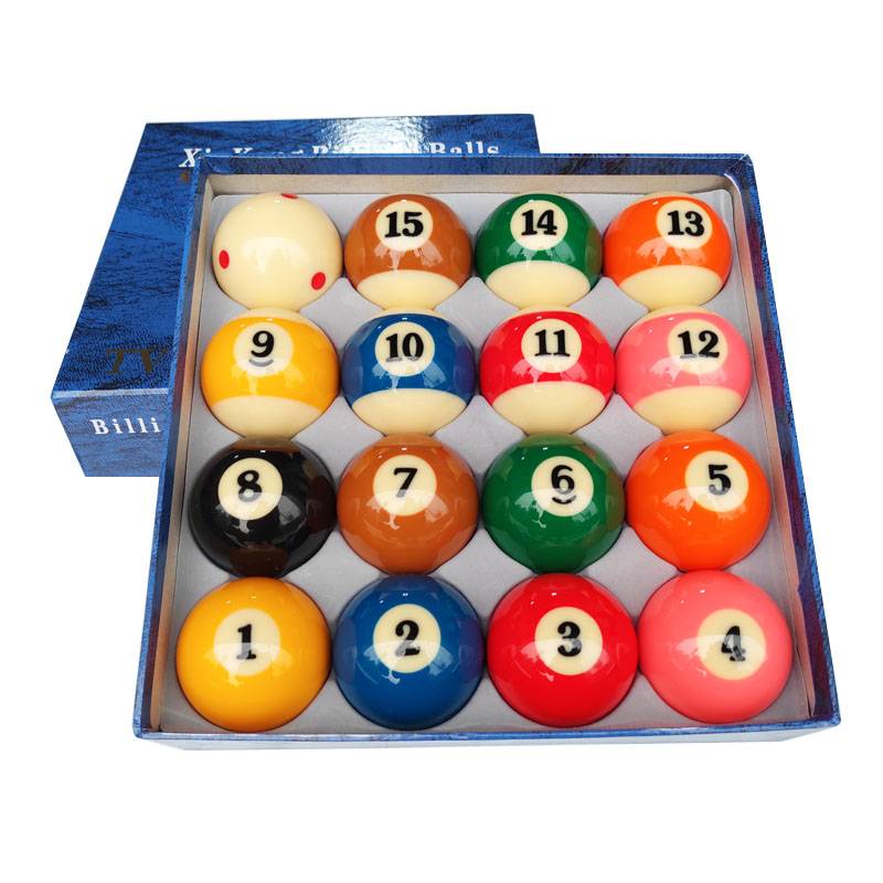 Taiwan's fantasy colorful ball fancy nine balls American black eight ball standard black 8 billiard crystal ball middle ball