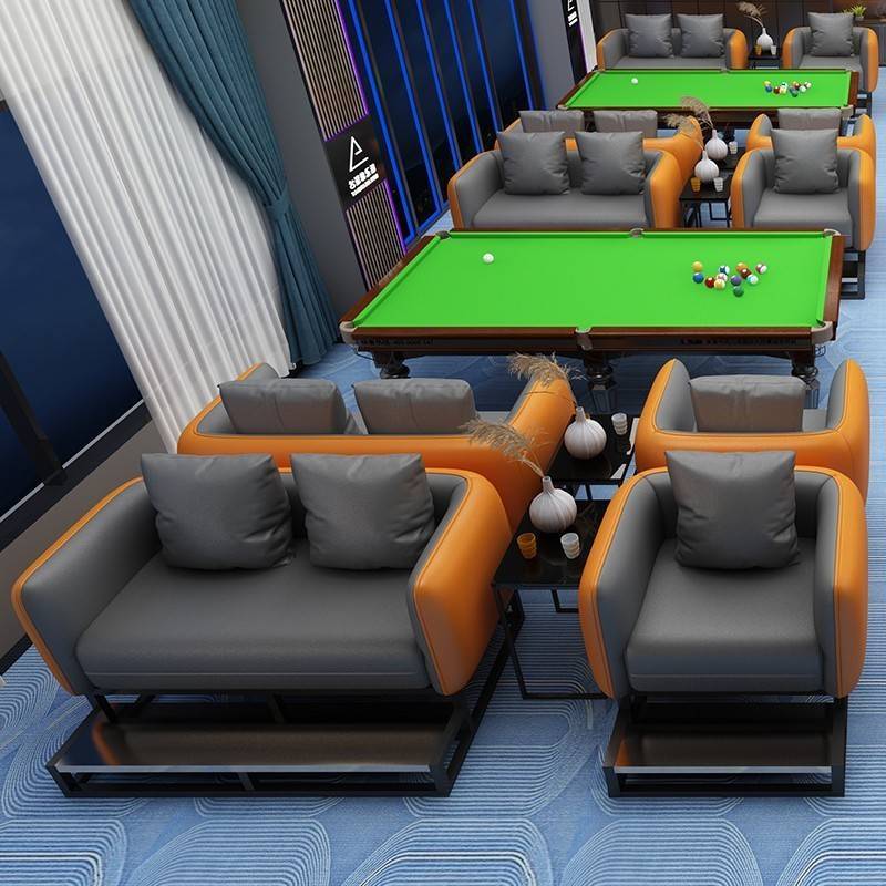2+1+square table orange