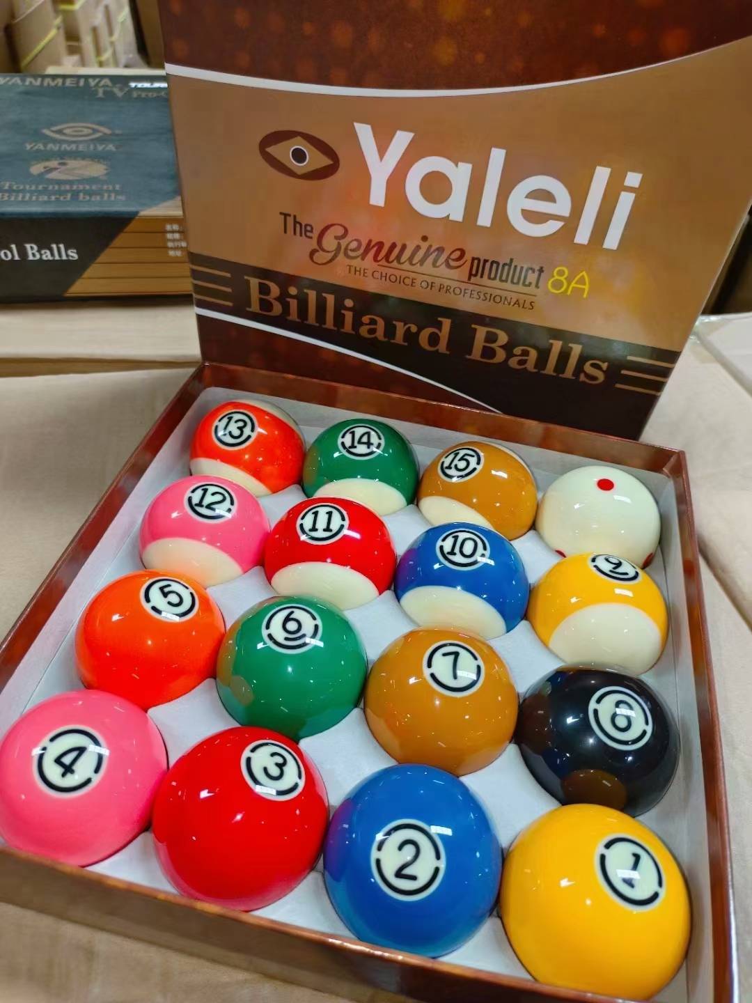 Importing ball TV ball standard black eight balls Korean diamond one -eyed black diamond ball black eight balls against durability