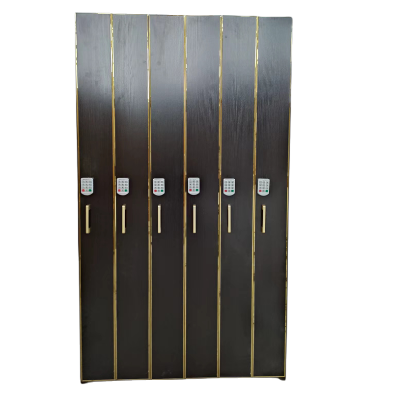 Six Gate-Key password lock-member pole cabinet