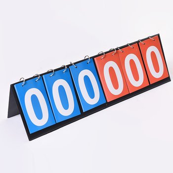 Scoreboard Six-digit High Quality Portable Scoreboard Volleyball Basketball Table Tennis Pingpong Ball Scoreboard