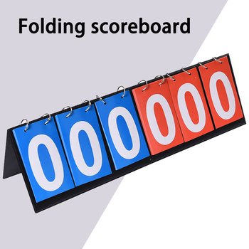 Scoreboard Six-digit High Quality Portable Scoreboard Volleyball Basketball Table Tennis Pingpong Ball Scoreboard
