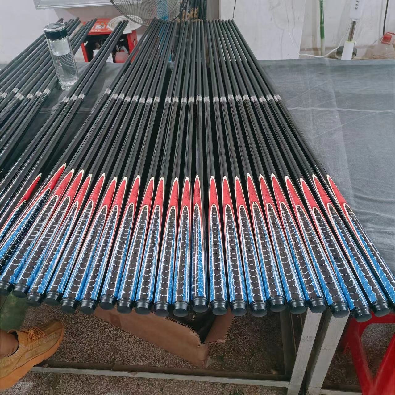 HCTQ 57"Slow Release Joint Carbon Fiber glass fiber Shaft Customization Carbon Fiber Pool cue stick